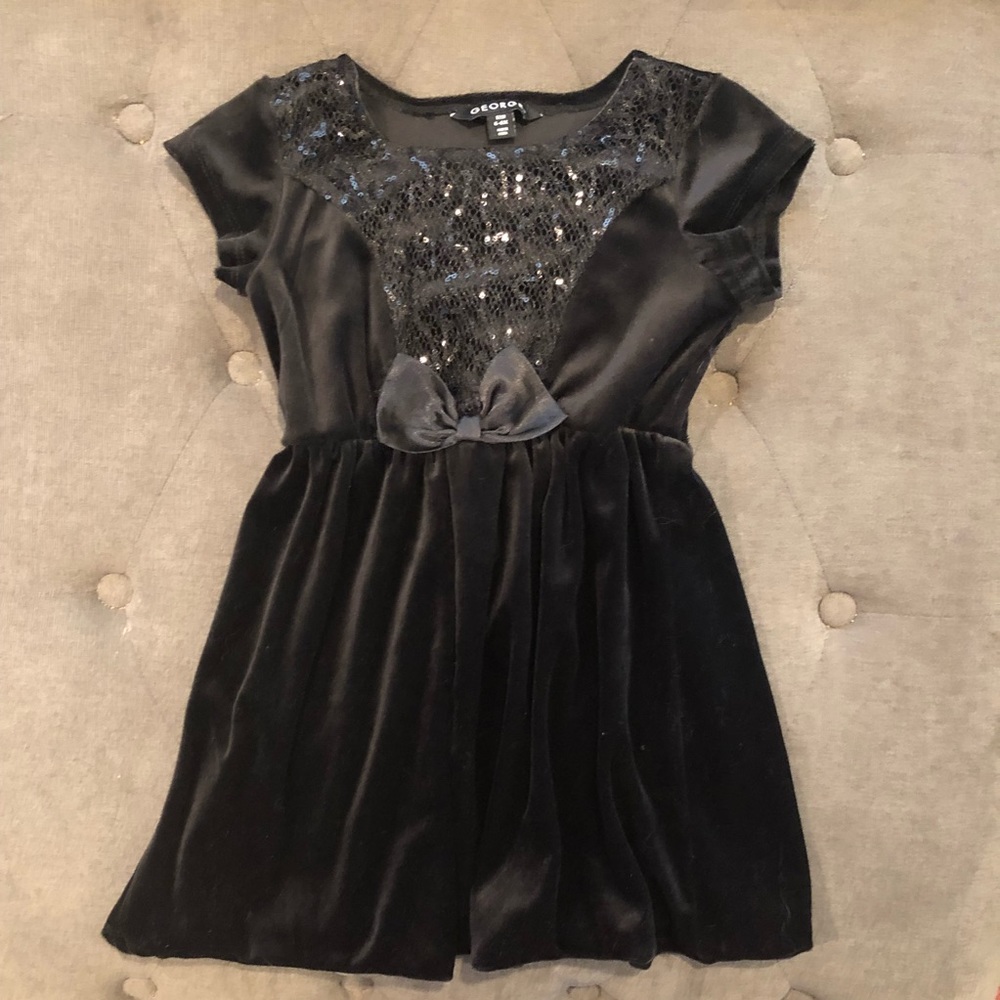 George Velvet and Sequin Dress
